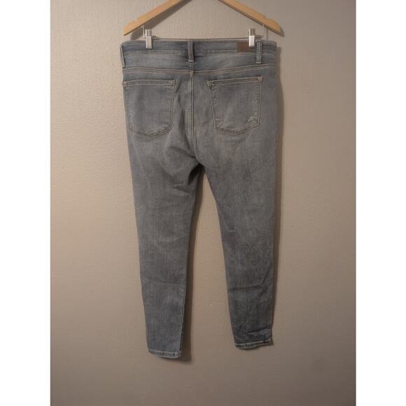Judy Blue Womens Light‎ Wash Distressed Skinny Jeans Size 32 Blue Grunge Rocker - Picture 2 of 11